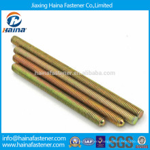 Color zinc plated carbon steel full threaded rod